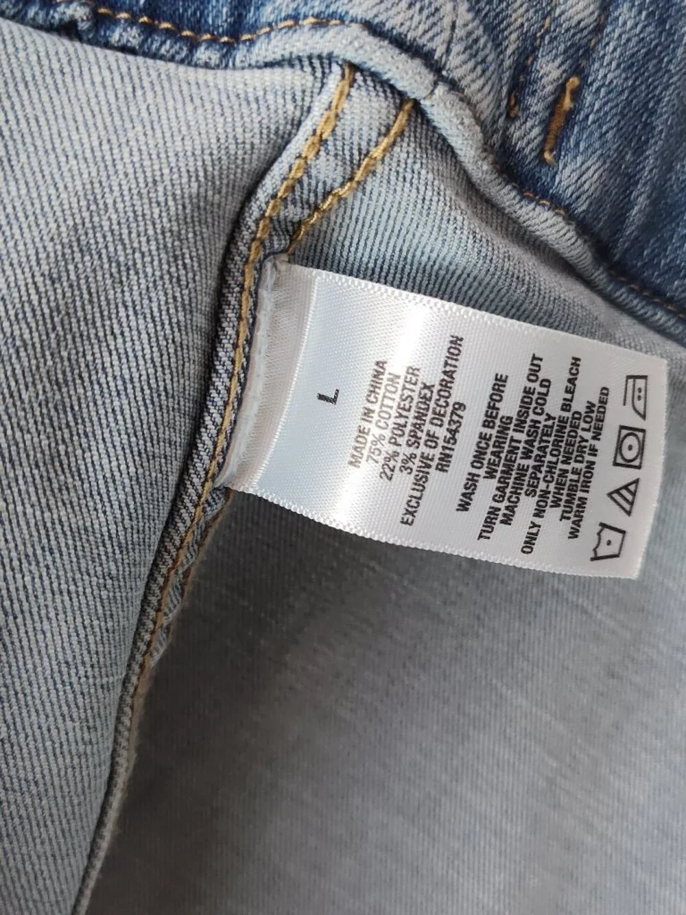 Aeropostale Men's Denim Jean Trucker Jacket Light Wash Size Large L Button Front